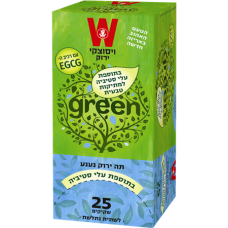 Зеленый чай с мятой и стевией Wissotzky Green tea with mint and stevia Wissotzky 25 пак*1.5 гр